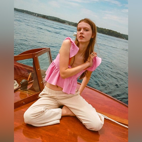 UO Sierra Key Hole Babydoll Top - Picture 3 of 10